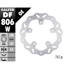 GALFER НОВИЙ ТОВАР ДИСК ТОРМОЗНИЙ ПЕРІД KTM 790 DUKE '18-'23; 890 DUKE '21-'23 (WAVE FIXED) (240X107X5MM)