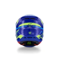 ALPINESTARS ШОЛОМ S-M7 DEED BLUE/FLUO ЖОВТИЙ S