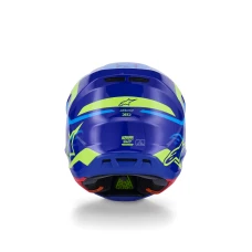 ALPINESTARS ШОЛОМ S-M7 DEED BLUE/FLUO ЖОВТИЙ L