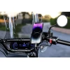 BIKETEC КРОНШТЕЙН ДЛЯ МОТОЦИКЛА NA ТЕЛЕФОН QUICK LOCK Z ЗАРЯДНИЙ ПРИСТРІЙ USB 3.0 POWER DELIVERY  ЗІБРАНАNA КЕРМА АБО ДЗЕРКАЛО ВИД: R9-CLIP-PD - зображення 3
