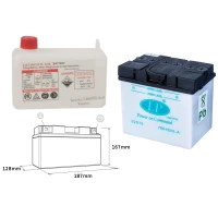LANDPORT АКУМУЛЯТОР Y60-N24L-A 12V 24AH 185X125X176 OBSLUGOWY - ELEKTROLIT OSOBNO (2) UE2019/1148