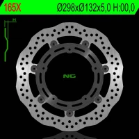 NG ДИСК ТОРМОЗНИЙ ПЕРІД YAMAHA MT-03, MT 09, XS R 900, XV 1900, XV1700, R6 03-04, R3,R25 (298X132X5,0MM) (5X8,5MM)