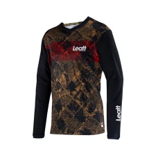LEATT (НОВИНКА 2024) СОРОЧКА ROWEROWA MTB GRAVITY 3.0 JERSEY TIMBER КОЛІР BRAZOWY/CZARNY РОЗМІР L