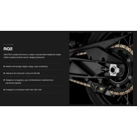 TSUBAKI OGNIWO LACZACE ЗАСТІБКА DO ЛАНЦЮГА 525 RQ2 PROFESSIONAL ROAD X-RING CHAIN КОЛІР ЗОЛОТИЙ
