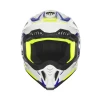 NOX (2025) ШОЛОМ ВИКЛЮЧЕНИЙ ROAD \/ CROSS N634 GRADIENT КОЛІР BIALY\/NIEBIESKI\/ZOLTY FLUO РОЗМІР XXL - зображення 3