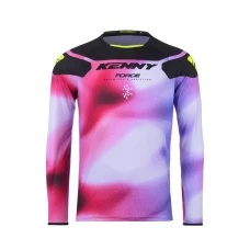 KENNY RACING 2025 СОРОЧКА CROSS/ENDURO МОДЕЛЬ FORCE FOG NEON ЖОВТИЙ КОЛІР ROZOWY/BIALY/CZARNY РОЗМІР XL