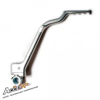 ACCEL РИЧАГ СТАРТЕРА (KOPKA) АЛЮМІНІЙ YAMAHA YZ 250 '02-'22 (2T), КОЛІР СРІБНИЙ