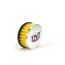 TNT ПРОДУВУ ФІЛЬТР, R-BOX, ЖОВТИЙ, З'ЄДНАННЯ Ø 28/35MM, (Ø 85MM L. 39MM)