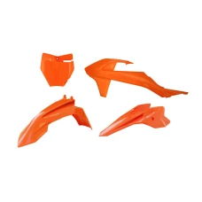 RACETECH (RTECH) 2024/12  PLASTIC KIT 4 PCS  K ПОМАРАНЧЕВИЙ КОЛІР KTM SX 50 2016=>2023