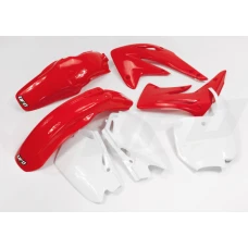 UFO КОМПЛЕКТ ПЛАСТІКОВ HONDA CR 85 '03-'17 КОЛІР OEM (CZERWONY/BIALY) (HO109E999)