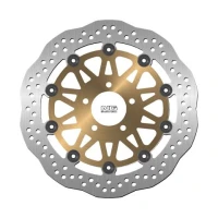 NG ДИСК ТОРМОЗНИЙ ПЕРІД KAWASAKI ZX6R '95-'02, Z 750 '03-'06, W800 '11-'17, Z1000 '03-'06 (300X61X5) WAVE (ЗОЛОТИЙ МАТЕРІАЛ)