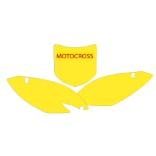 BLACKBIRD КОМПЛЕКТ НАЛІПОК (OKLEIN) ПІД НОМЕРИ STARTOWE KAWASAKI KXF 250 '09-'12 - ПРОДАЖА