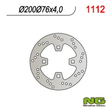 NG ДИСК ТОРМОЗНИЙ ЗАД KTM QUAD 450/505/525 (200X76X4)