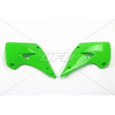 UFO КРИШКИ РАДІАТОРА KAWASAKI KX 125/250 '03-'17 КОЛІР ЗЕЛЕНИЙ
