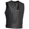 HALVARSSONS ШКІРА ЖИЛЕТ CUT ЧОРНИЙ S - зображення 1
