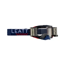LEATT (НОВИНКА 2023) ОКУЛЯРИ VELOCITY 5.5 ROLL-OFF GOGGLE ROYAL ЧИСТИЙ 83% - КОЛІР GRANATOWY/CZERWONY ХВІРТКА PRZEZROCZYSTA