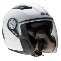 GIVI ШОЛОМ ВІДКРИТИЙ JET Z БЛЕНДА X07 КОЛІР БІЛИЙ РОЗМІР 56/S (PRZECENIONY ДРУГИЙ GATUNEK-LEKKIE RYSKI, USZKODZENIA I WADY WIDOCZNE NA ZALACZONYCH ZDJECIACH)