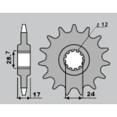 ПЕРЕДНЯ ЗІРКА GROSSKOPF CHT 295 15 HONDA CBR 600F '87-'96 (JTF295.15)