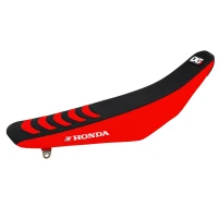 BLACKBIRD ПОКРИВКА/ПОКРИВКА NA СИДІННЯ HONDA CRF250 '14-'17, CRF450R '13-'16 DOUBLE GRIP 3, КОЛІР ЧОРНИЙ/ЧЕРВОНИЙ