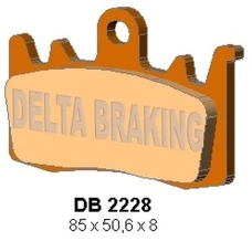 DELTA BRAKING КОЛОДКИ ДИСКОВІ ТОРМОЗНІ KH630 ПЕРІД APRILIA TUONO 1000/1100 '13-'16, CAPONORD 1200 '13-'17, BMW F 800/900R '15-'22, S1000XR '15-'18, R 1200GS/R/RS '13-'18, R NINE-T 1200 '14-'22, DUCATI MULTISTRADA/HYPERMOTARD 950, MONSTER 1200 '17-'22