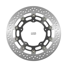 NG ДИСК ТОРМОЗНИЙ ПЕРІД YAMAHA YZF R1 '04-'06 / '15-'16, FZ1 '06-13, R6 '20-, V-MAX '09-16, MT-10 '16-21 (320X132X5MM) (5X8,5MM) PLYWAJACA (МАТЕРІАЛ АЛЮМІНІЙ)