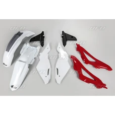 UFO КОМПЛЕКТ ПЛАСТІКОВ HUSQVARNA CR 125 '09-'13 КОЛІР OEM (BIALY/CZERWONY/CZARNY) (HU611E999)