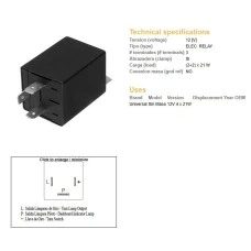 DZE ВИКЛЮЧАТЕЛЬ ПОВОРОТІВ УНІВЕРСАЛЬНИЙ (12V 4X21W)