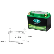 LANDPORT АКУМУЛЯТОР LITOWO-JONOWY LIFEPO4 LFP16 (165X86X130) (YB16B, YB16CLB, YB18A, YB18LA2, SYB16LB) (ВАГА 1100G) (6)
