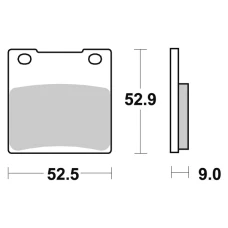 SBS BRAKEPADS КЕРАМІЧНІ