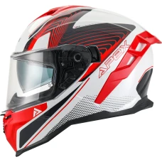 APEX ШОЛОМ FI200 MADRID WHITE/RED L