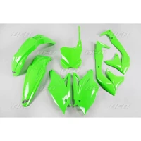 UFO КОМПЛЕКТ ПЛАСТІКОВ KAWASAKI KXF 450 '18 КОЛІР ЗЕЛЕНИЙFLUO (KA226AFLU)