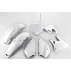 UFO КОМПЛЕКТ ПЛАСТІКОВ YAMAHA YZ 125 '96-'99, YZ 250 '96-'99 КОЛІР OEM '96-'97 (БІЛИЙ) (YA294E999W)