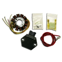 ELECTREX UZWOJENIE ГЕНЕРАТОР STATOR КОМПЛЕКТ. Z REGULATOREM НАПРУГИ KTM EXC 2T 250 '08-'17 EXC 300 '08-'15, FREERIDE 250 '14, EXC 200 '13-'15 , SX 144 '08, HUSABERG 250/300 '11-'17 ,HUSQVARNA TC/TE 250/300 '14