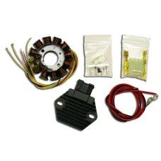 ELECTREX UZWOJENIE ГЕНЕРАТОР STATOR КОМПЛЕКТ. Z REGULATOREM НАПРУГИ KTM EXC 2T 250 '08-'17 EXC 300 '08-'15, FREERIDE 250 '14, EXC 200 '13-'15 , SX 144 '08, HUSABERG 250/300 '11-'17 ,HUSQVARNA TC/TE 250/300 '14