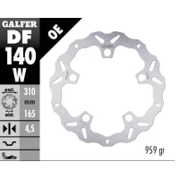 GALFER НОВИЙ ТОВАР ДИСК ТОРМОЗНИЙ ПЕРІД HONDA VFR 1200X CROSSTOURER '12- (WAVE FIXED) (310X165X4.,5MM)