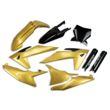UFO ПЛАСТИК KIT 6-PARTS KTM SX/SXF125-450 23-24 GOLD/BLACK