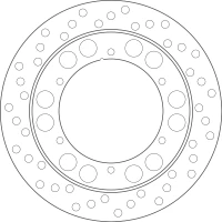 GOLDFREN ДИСКОВІ ТОРМОЗНІ ДИСКА YD282 HD150 ID132 T5 1/4