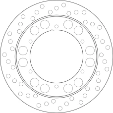 GOLDFREN ДИСКОВІ ТОРМОЗНІ ДИСКА YD282 HD150 ID132 T5 1/4