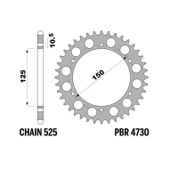 PBR 13/07 ШЕСТЕРНЯ ЗАД 4730 44 (LANC. 525) (MADE IN ITALY)