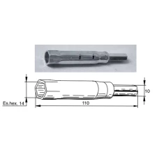 BUZZETTI КЛЮЧІ DO СВІЧЕЙ ЗАПАЛЮВАННЯ HONDA 14MM 110MM