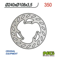 NG ДИСК ТОРМОЗНИЙ ПЕРІД HONDA CRF 250L 12-20, YAMAHA DT 50R 03-08 (240X108X3,5)