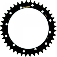 SUPERSPROX ЗІРОЧКА ЗАД 856 40 YAMAHA TT 600 R/S 93-03, YFS 200`88-06, YFM 350 (JTR853.40) КОЛІР ЧОРНИЙ СТАЛЬНИЙ