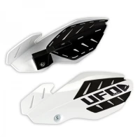 UFO КРИШКИ RAK (РУЧКА) FLAME HUSQVARNA TC 250 '14-'16, TE 250/300 '14-'16, FC '14-'15, FE '14-'16 КОЛІР BIALY/CZARNY (Z КРІПЛЕННЯМИ)