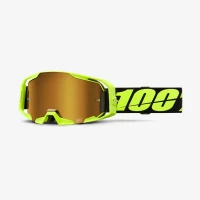 100 % ОКУЛЯРИ МОДЕЛЬ ARMATIC NEON ЖОВТИЙ - MIRROR TRUE GOLD LENS - КОЛІР ЖОВТИЙ FLUO/CZARNY СТІКЛО КОЛІР ЗОЛОТИЙ ЗЕРКАЛО