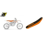BLACKBIRD ПОКРИВКА/ПОКРИВКА NA СИДІННЯ KTM SX/SXF '19-'22, EXC '20-'22 DOUBLE GRIP 3, КОЛІР ОРАНЖЕВИЙ/ЧОРНИЙ