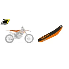 BLACKBIRD ПОКРИВКА/ПОКРИВКА NA СИДІННЯ KTM SX/SXF '19-'22, EXC '20-'22 DOUBLE GRIP 3, КОЛІР ОРАНЖЕВИЙ/ЧОРНИЙ