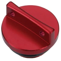 ACCEL ПРОБКА ЗАЛИВУ МАСЛА HONDA CRF 250R/X`04-18, CRF 450R/X`05-18 КОЛІР ЧЕРВОНИЙ (ГВИНТ M20X2,5)