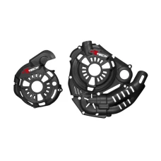 RACETECH (RTECH) 2024/07 БІК КРИШКИ ДВИГУНА Z TECHNOPOLIMERU КОМПЛЕКТ T7 REVOLUTION YAMAHA TENERE 700 '19-'24 КОЛІР BLACK