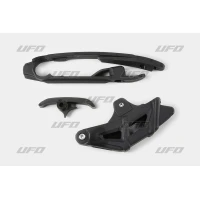 UFO КОМПЛЕКТ КРІПЛЕННЯ (KT04065001) + НАПРАВЛЯЮЧА (KT04028001) KTM SX/SXF '16-'17 ( Z WYJATKIEM SX 250 '16) КОЛІР ЧОРНИЙ