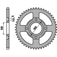 ЗАДНЯ ЗІРКА PBR 279 41 C45 HONDA VT 125C SHADOW 99-07 (JTR273.41) (ZAMIENNA Z 4668 41) (LANC. 520)